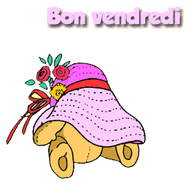Gif animé Bon vendredi ourson
